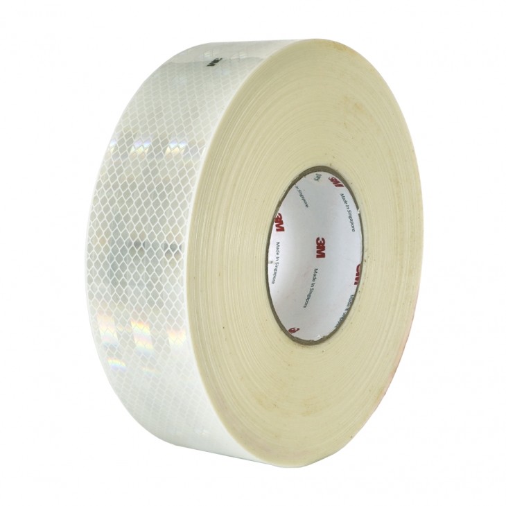 Banda reflectorizanta 3m 983-71 alb 53.5mmx50m ece 104 - 104241 - MEGA DRIVE