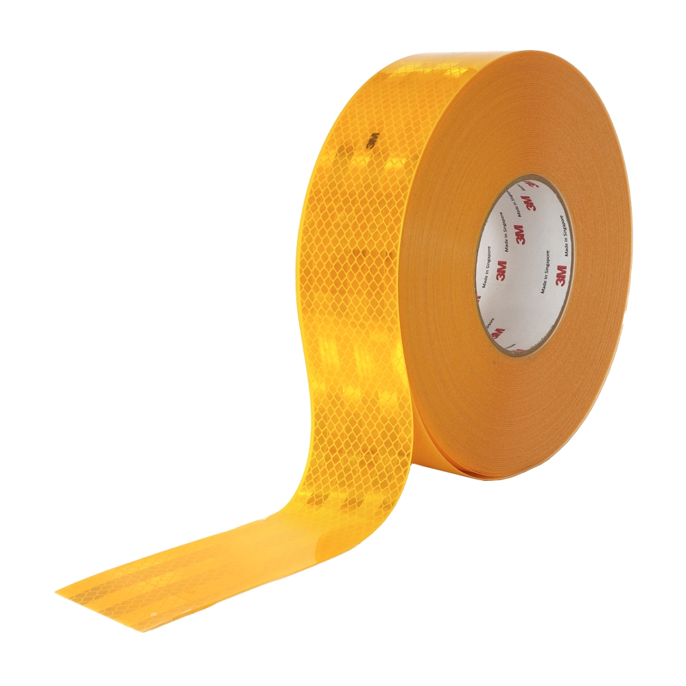 Banda reflectorizanta 3m 983-71 galben 53.5mmx50m ece 104 - 104240 - MEGA DRIVE