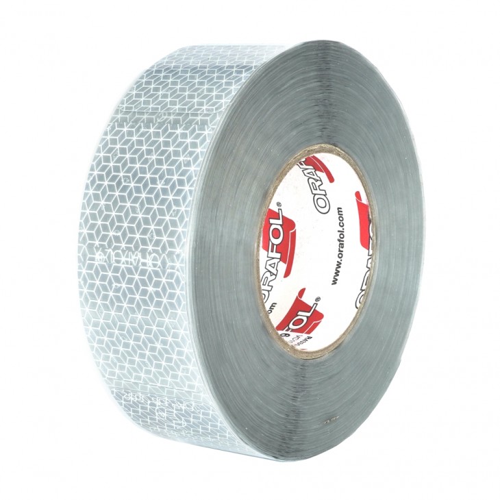 Banda reflectorizanta segmentata reflexite orafol alb 50mmx50m ece 104 - 104247 - MEGA DRIVE