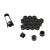 Capac prezoane 21 mm negru set 20 buc+cleste, MEGA DRIVE