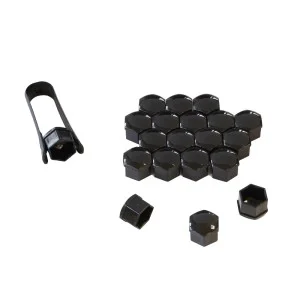 Capac prezoane 21 mm negru set 20 buc+cleste, MEGA DRIVE