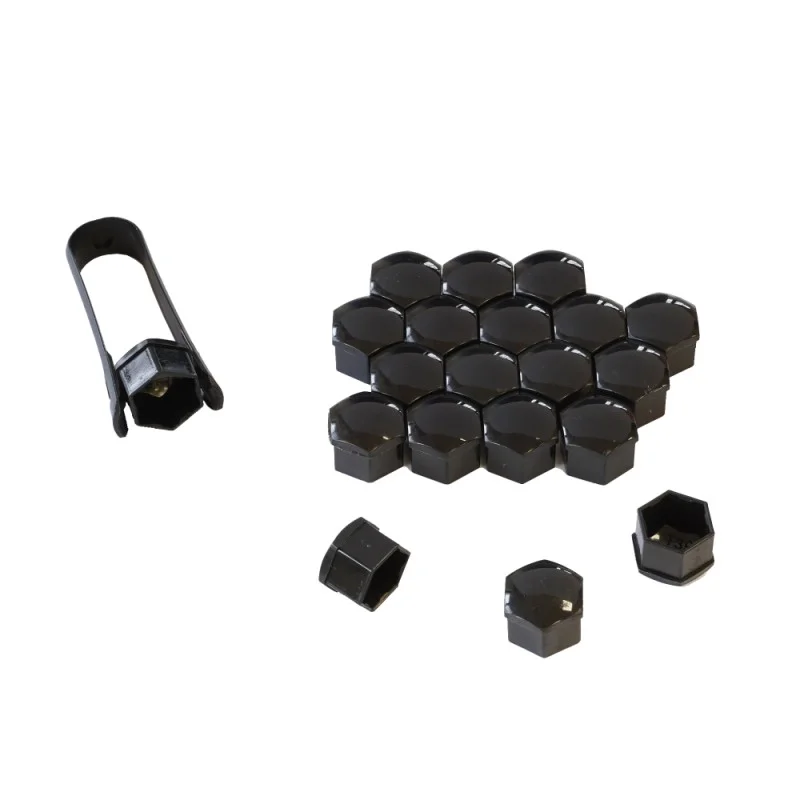 Capac prezoane 21 mm negru set 20 buc+cleste, MEGA DRIVE