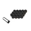 Capac prezoane 21 mm negru set 20 buc+cleste, MEGA DRIVE