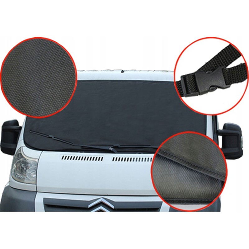 Husa anti-inghet parbrize dim. 110-135x90 cm mega drive - 77382 - MEGA DRIVE