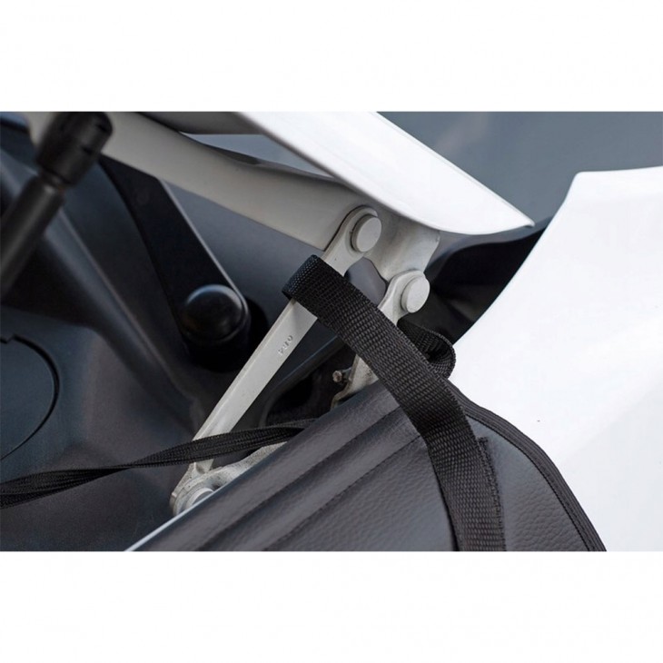 Husa protectie caroserie laterala piele ecologica 3 straturi negru - CAR10039 - MEGA DRIVE