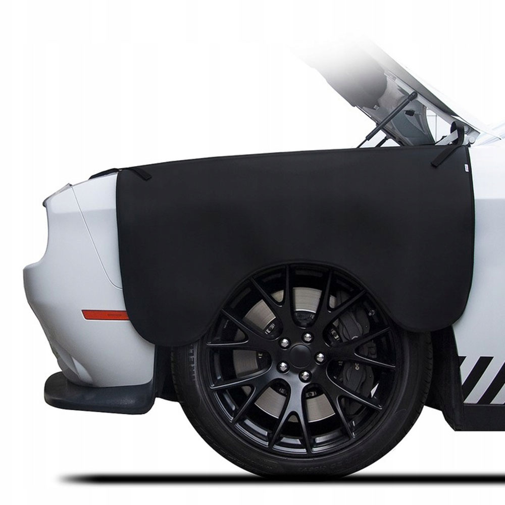 Husa protectie caroserie laterala piele ecologica 3 straturi negru - CAR10039 - MEGA DRIVE