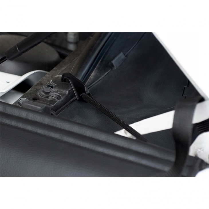 Husa protectie caroserie laterala piele ecologica 3 straturi negru - CAR10039 - MEGA DRIVE