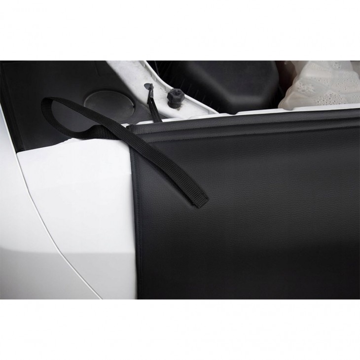 Husa protectie caroserie laterala piele ecologica 3 straturi negru - CAR10039 - MEGA DRIVE