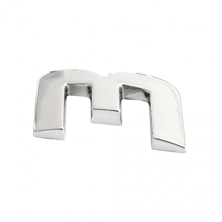 Ornament auto 3d. cifra 3. 26 mm. cromat - 64448 - MEGA DRIVE