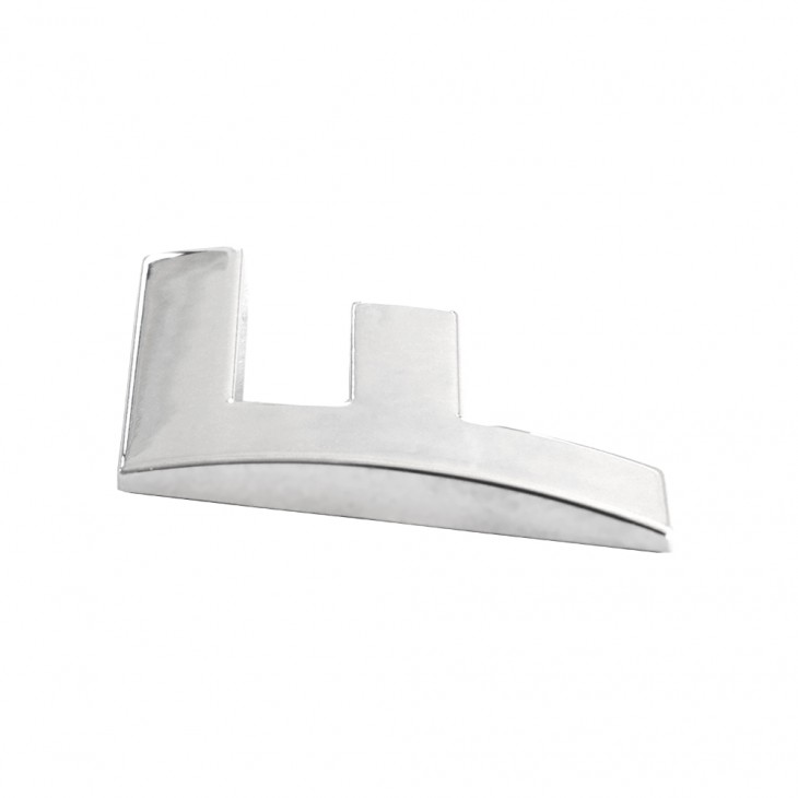Ornament auto 3d. litera f. 26 mm. cromat - 64399 - MEGA DRIVE