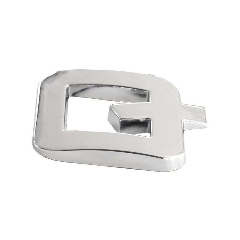 Ornament auto 3d. litera q. 26 mm. cromat, MEGA DRIVE