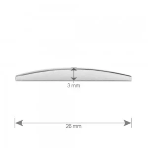 Ornament auto 3d. litera r. 26 mm. cromat, MEGA DRIVE