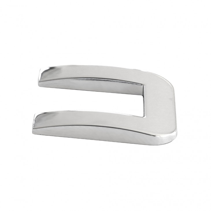 Ornament auto 3d. litera u. 26 mm. cromat - 64428 - MEGA DRIVE