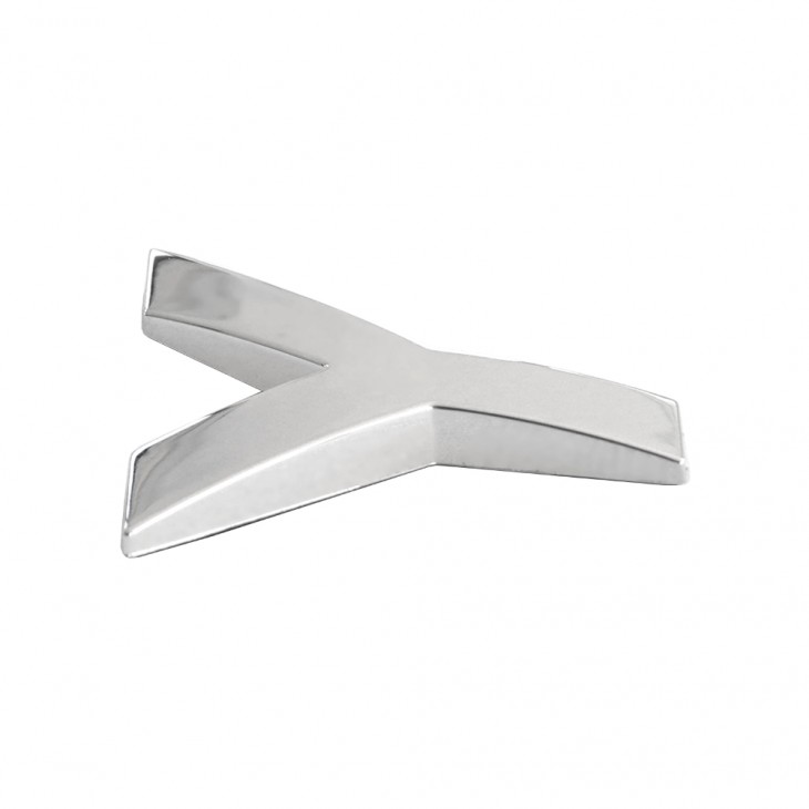 Ornament auto 3d. litera y. 26 mm. cromat - 64440 - MEGA DRIVE