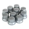 Set 10 bucati capac plastic pentru prezon roata 33 mm gri 41 mm, MEGA DRIVE Set 10 bucati capac plastic pentru prezon roata 33 mm gri 41 mm, MEGA DRIVE