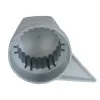 Set 10 bucati capac plastic pentru prezon roata cu indicator 33 mm gri 41 mm, MEGA DRIVE