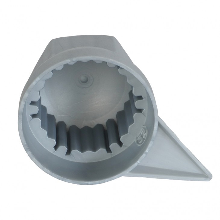 Set 10 bucati capac plastic pentru prezon roata cu indicator 33 mm gri 41 mm - NN33S WS - MEGA DRIVE