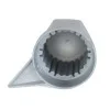 Set 10 bucati capac plastic pentru prezon roata cu indicator 33 mm gri 54.5 mm, MEGA DRIVE