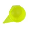 Set 10 bucati capac plastic pentru prezon roata cu indicator 33 mm neon galben 41 mm, MEGA DRIVE