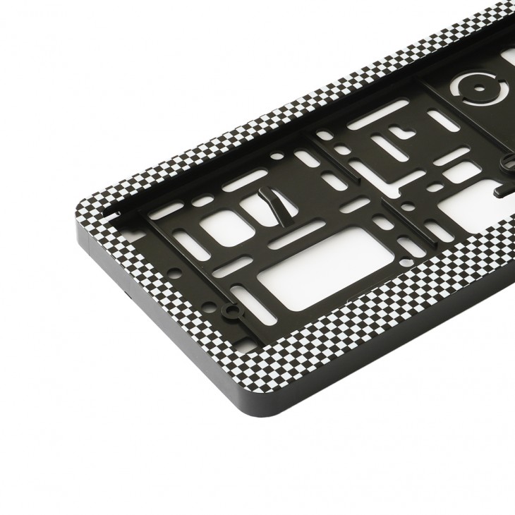 Suport numar inmatriculare mega drive carbon set 2 buc - 45191 - MEGA DRIVE