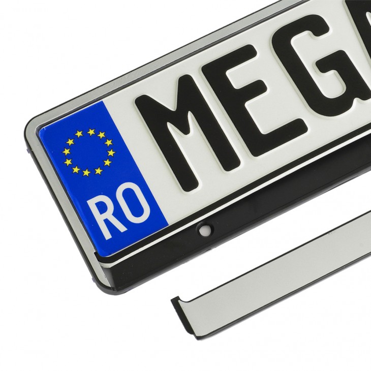 Suport numar inmatriculare mega drive chrome 1 buc - R17HPSF - MEGA DRIVE