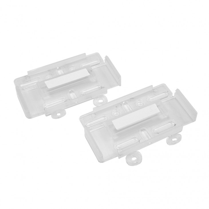 Suport numar inmatriculare mega drive fara rame set 4 buc (fata + spate) transparent - 96781 - MEGA DRIVE