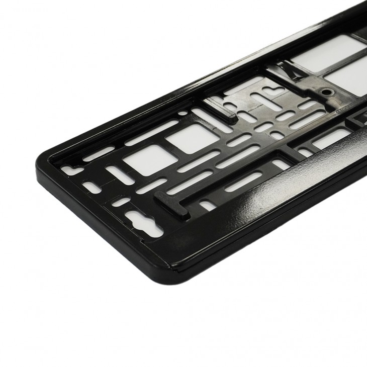 Suport numar inmatriculare mega drive metalizat negru 1 buc - R15MBLT - MEGA DRIVE