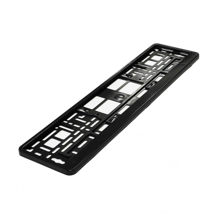 Suport numar inmatriculare mega drive metalizat negru 1 buc - R15MBLT - MEGA DRIVE