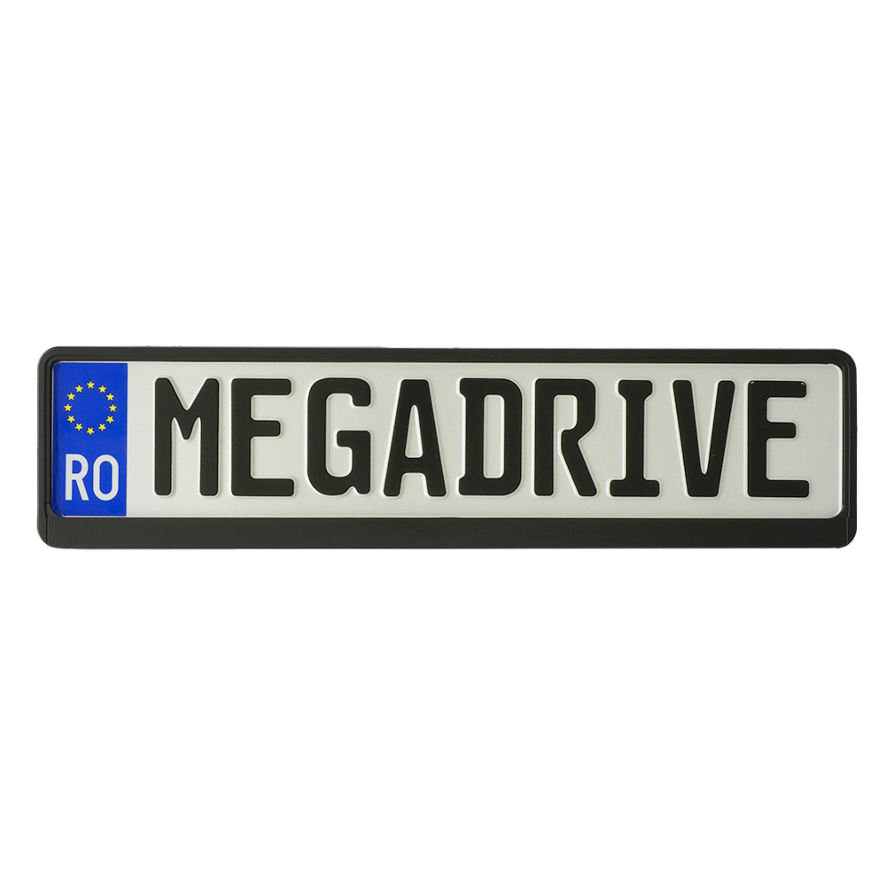 Suport numar inmatriculare rigleta md 2. 1 buc - 24842 - MEGA DRIVE