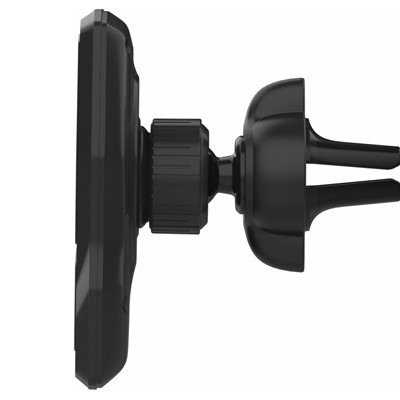 Suport telefon auto cu incarcare wireless si fixare in grila de ventilatie - 02810 - MEGA DRIVE