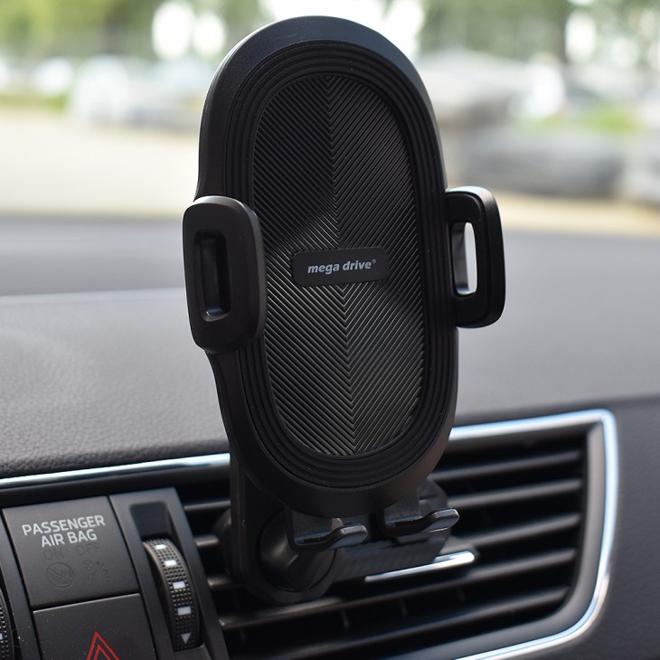 Suport telefon auto extensibil 55-105mm cu prindere in grila de ventilatie - 02806 - MEGA DRIVE