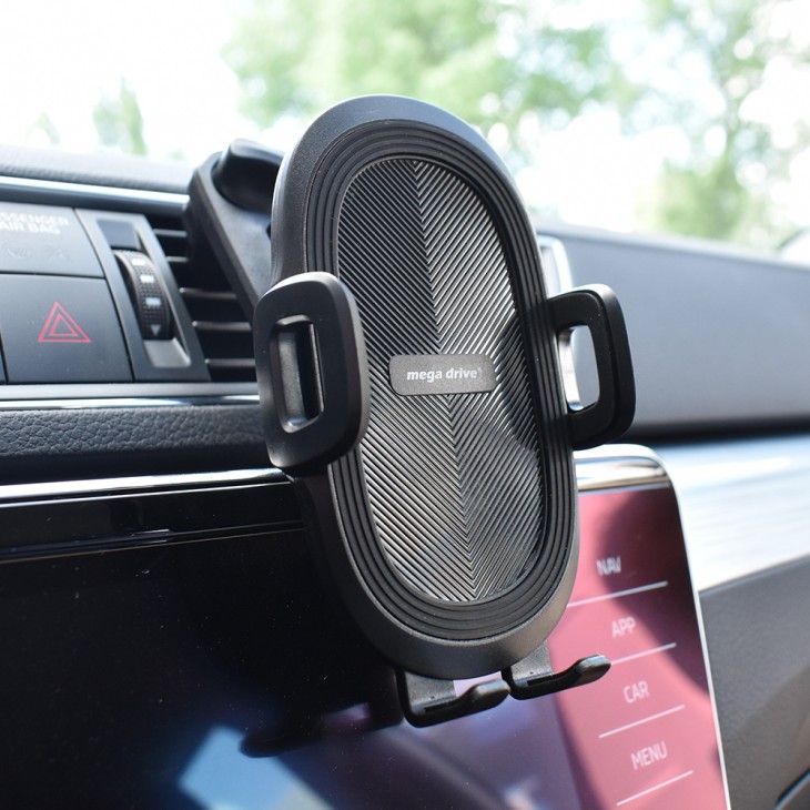 Suport telefon auto extensibil 55-105mm cu prindere in grila de ventilatie - 02806 - MEGA DRIVE
