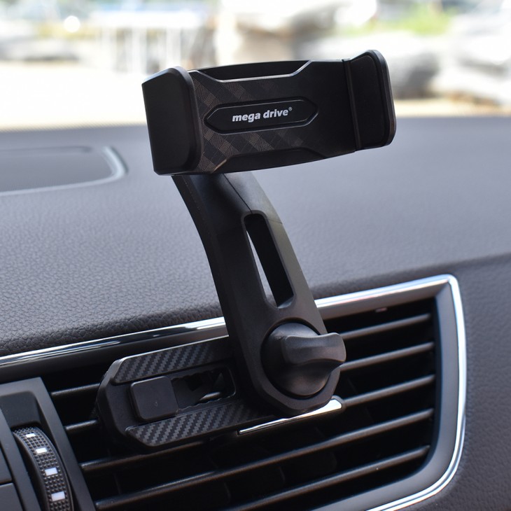 Suport telefon auto extensibil 55-83mm cu prindere in grila de ventilatie - 02805 - MEGA DRIVE