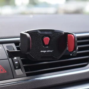 Suport telefon auto extensibil 58-95 mm cu prindere in grila de ventilatie, MEGA DRIVE