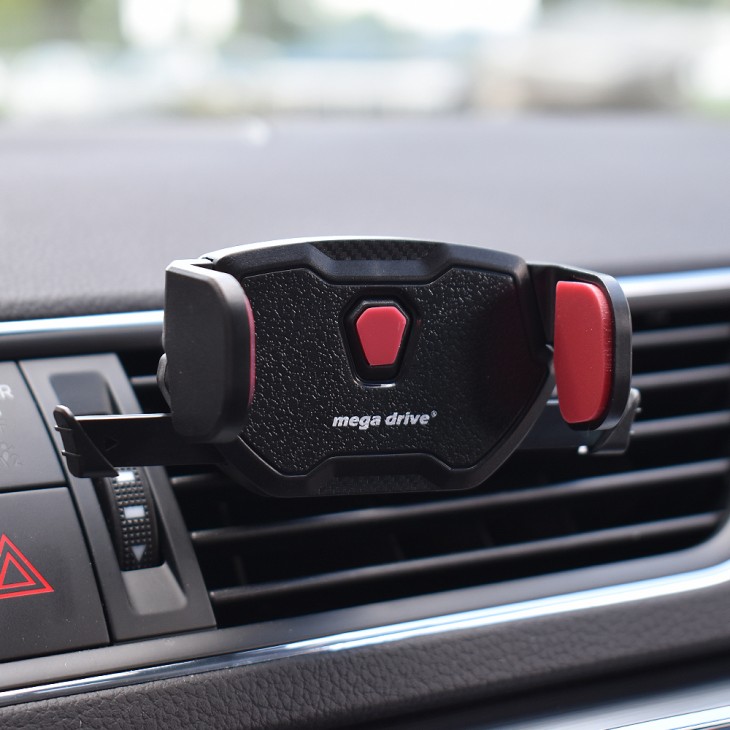 Suport telefon auto extensibil 58-95 mm cu prindere in grila de ventilatie - 02814 - MEGA DRIVE