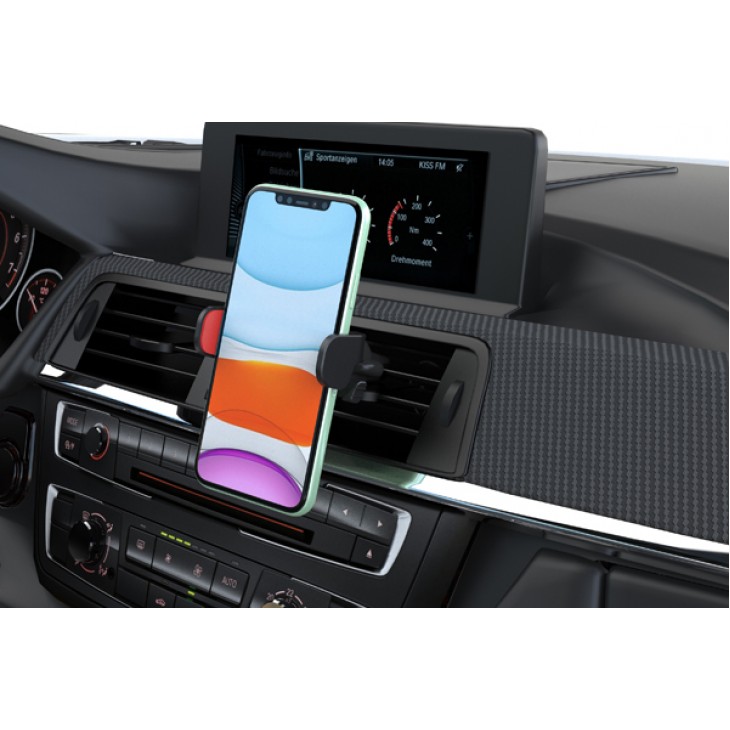 Suport telefon auto extensibil 58-95 mm cu prindere in grila de ventilatie - 02814 - MEGA DRIVE