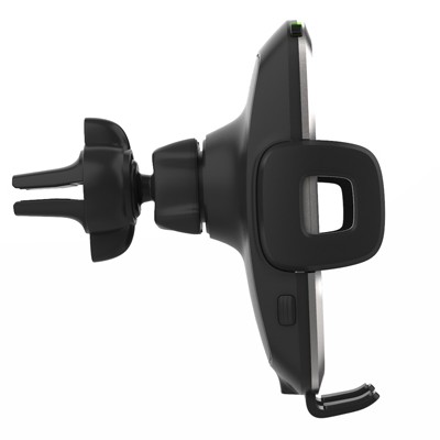 Suport telefon auto smart cu incarcare wireless fast charge si fixare in grila de ventilatie