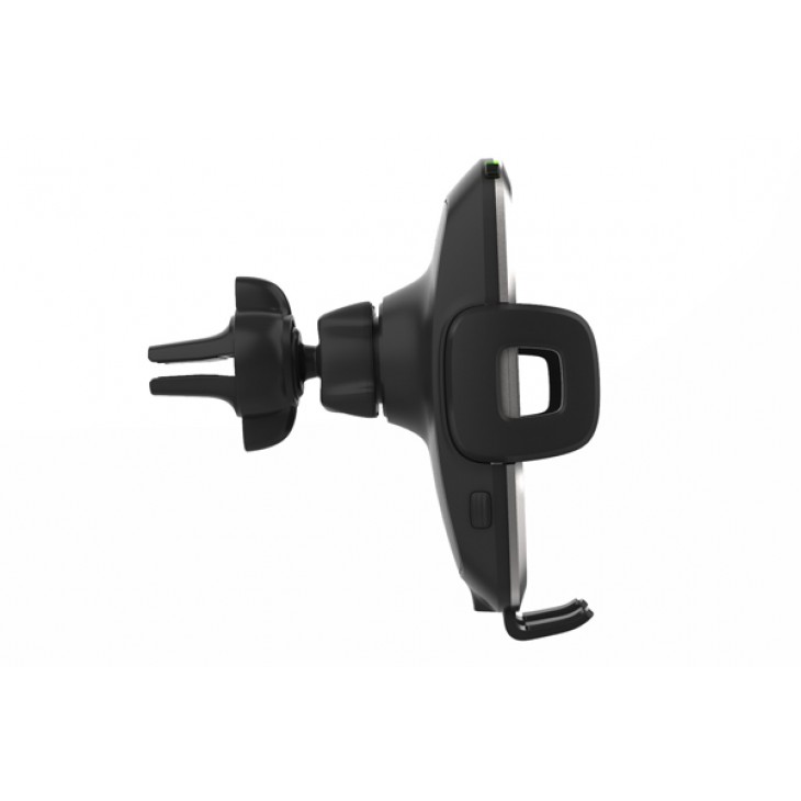Suport telefon auto smart cu incarcare wireless fast charge si fixare in grila de ventilatie - 02813 - MEGA DRIVE
