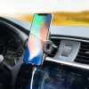 Suport telefon auto smart cu incarcare wireless fast charge si fixare in grila de ventilatie