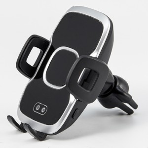 Suport telefon auto smart cu incarcare wireless fast charge si fixare in grila de ventilatie