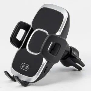 Suport telefon auto smart cu incarcare wireless fast charge si fixare in grila de ventilatie, MEGA DRIVE