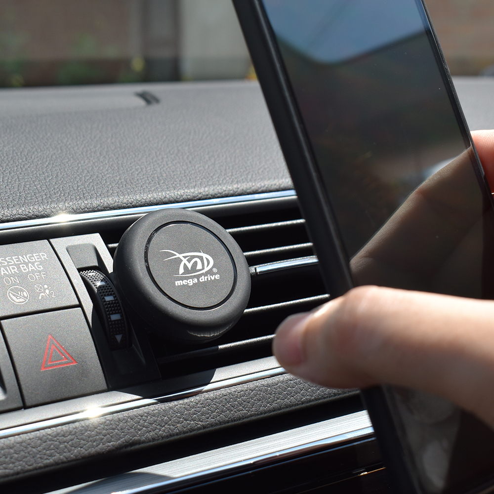 Suport telefon magnetic auto cu fixare in grila de ventilatie - 02803 - MEGA DRIVE