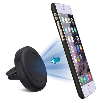 Suport telefon magnetic auto cu fixare in grila de ventilatie