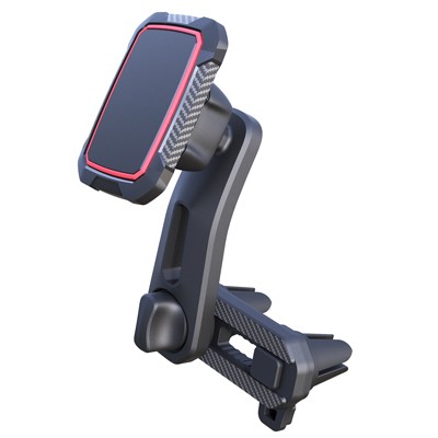 Suport telefon magnetic auto cu fixare in grila de ventilatie si brat reglabil