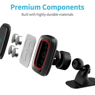 Suport telefon magnetic auto cu fixare pe bord