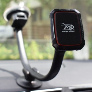 Suport telefon magnetic auto cu fixare pe parbriz cu ventuza