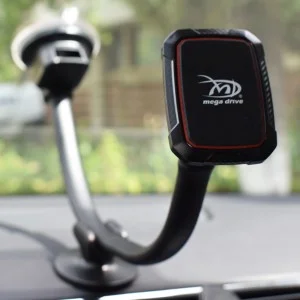 Suport telefon magnetic auto cu fixare pe parbriz cu ventuza