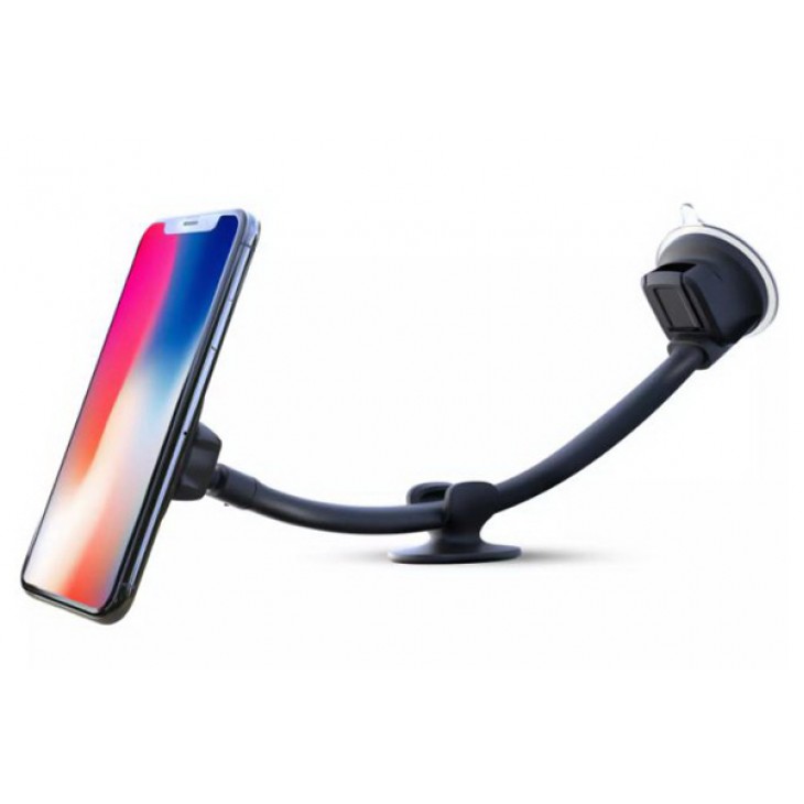 Suport telefon magnetic auto cu fixare pe parbriz cu ventuza - 02809 - MEGA DRIVE