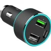 Incarcator auto 1xusb qc3.0 + 1xusb 2.4a + 1xusb type-c 42w, MEGA DRIVE