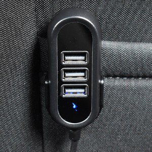 Incarcator auto 4xusb 5.8a (2.4a fata si 3.4a spate) cu extensie 1.4m